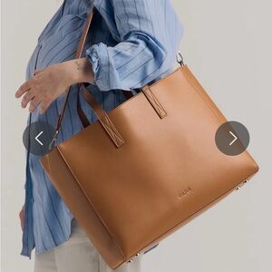 Haven 16" Laptop Tote Bag in Toffee